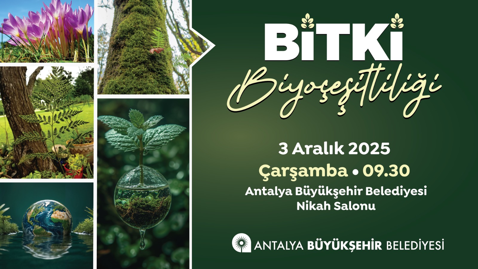 Antalya’da Bitki Biyoçeşitliliğinin Korunması İçin Uzmanlar Bir Araya Geliyor